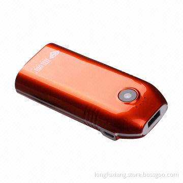 Power bank with 5,200mAh capacity, portable
